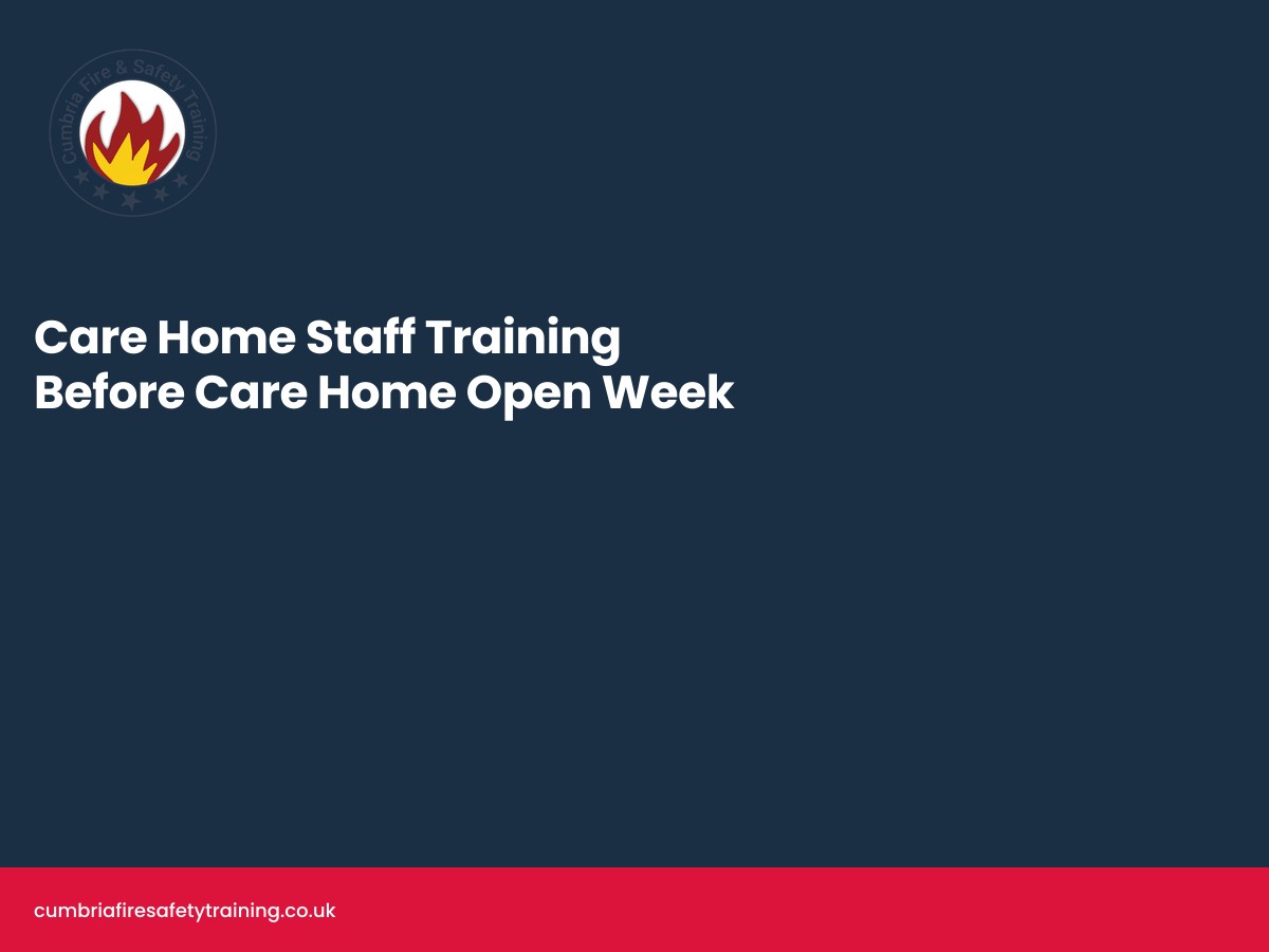 Care home staff training
